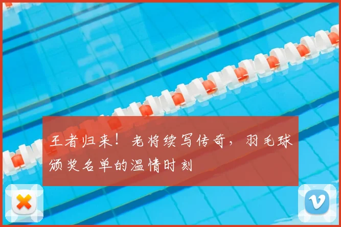 王者归来!老将续写传奇,羽毛球颁奖名单的温情时刻
